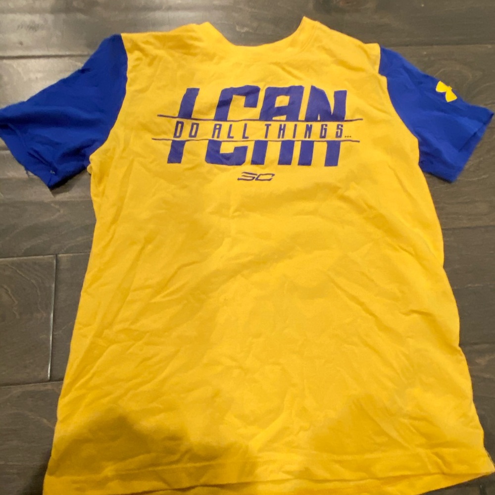 Curry shirt ‘I can do all things’ size youth M.